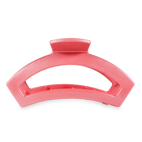 Calming Coral Large Open Teleties Clip