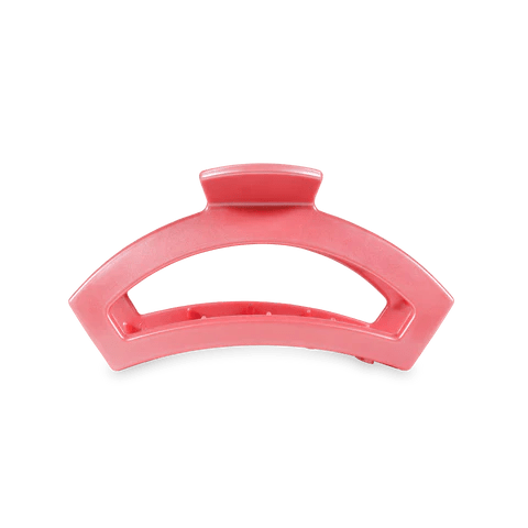 Calming Coral Small Open Teleties Clip