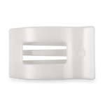 Coconut White Large Flat Rectangle Clip