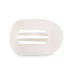 Coconut White Large Flat Teleties Clip