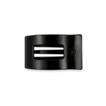 Jet Black Small Flat Rectangle Clip