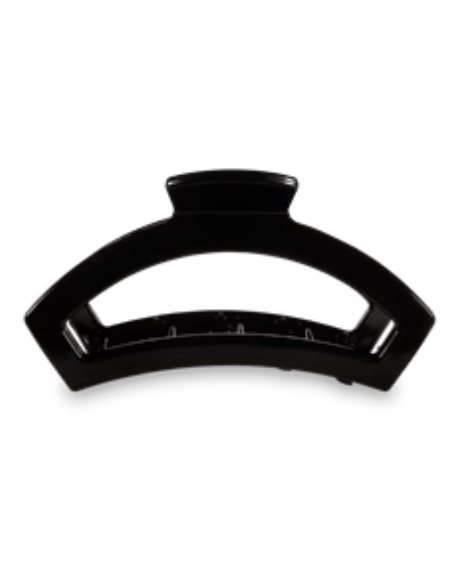 Jet Black Small Open Teleties Clip