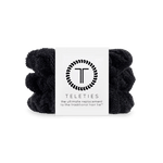 Teleties Jet Black Terry Cloth Large Teleties Scrunchie