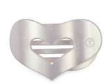 Mother Of Pearl Heart Flat Hair Clip