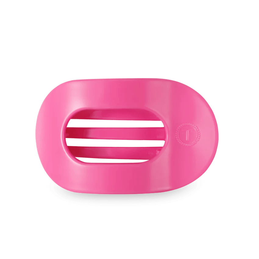 Paradise Pink Medium Flat Teleties Clip