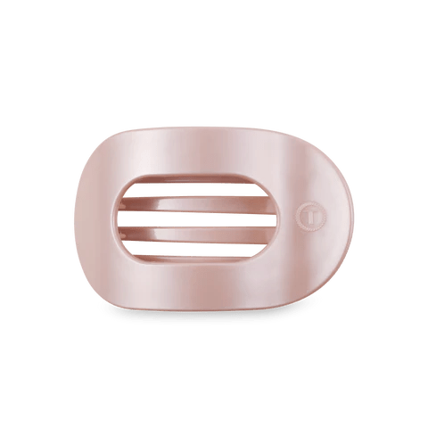 Pearly Pink Medium Flat Teleties Clip