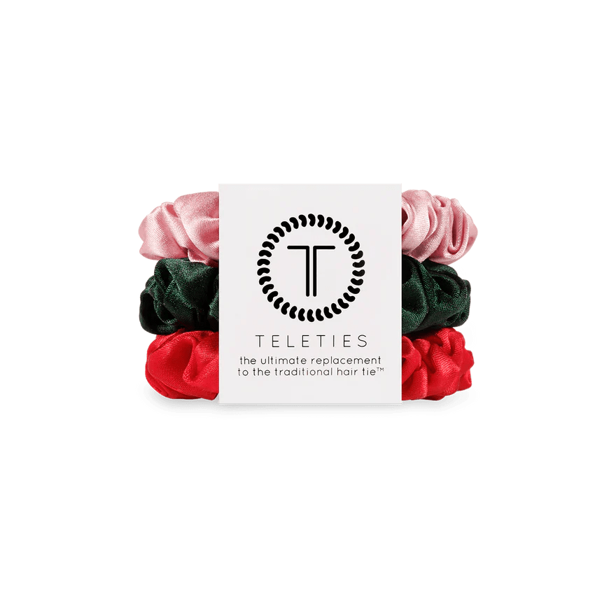 Poinsettia Small Teleties Scrunchie