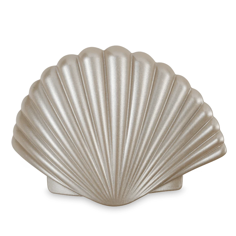 Shimmering Shell Large Flat Hair Clip