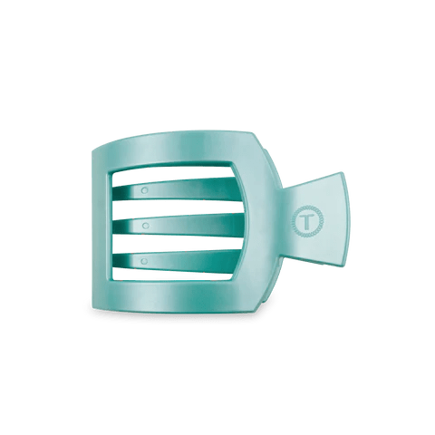 Totally Turquoise Medium Flat Square Clip