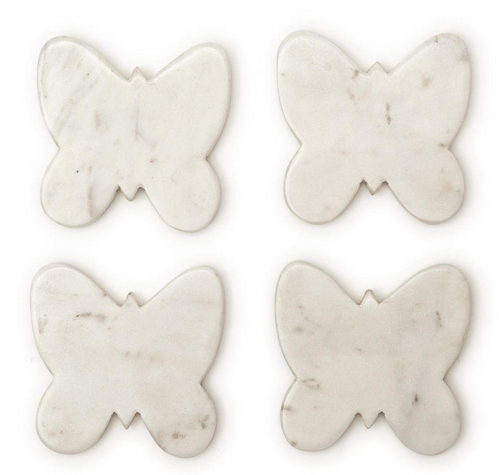 Butterfly Marble Coasters