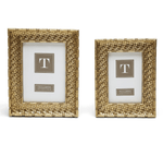 Gold Weave Picture Frame