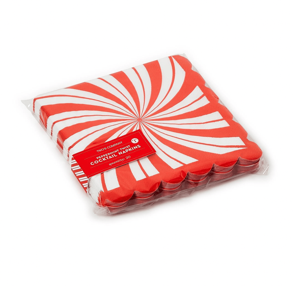 Peppermint Cocktail Napkins