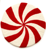 Peppermint Felt Trivet