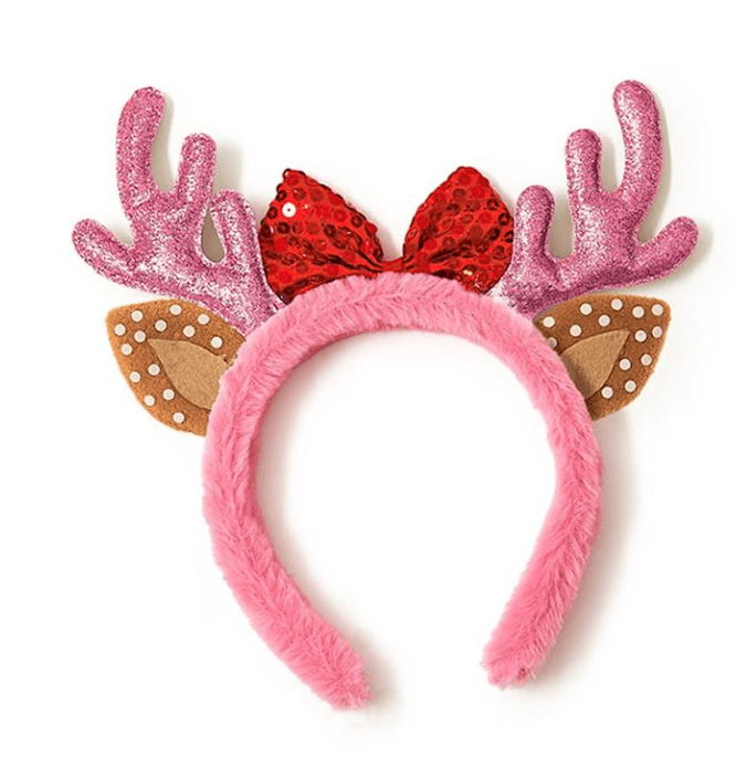 Pink Antler Headband