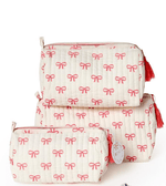 Pink Bow Cosmetic Bag