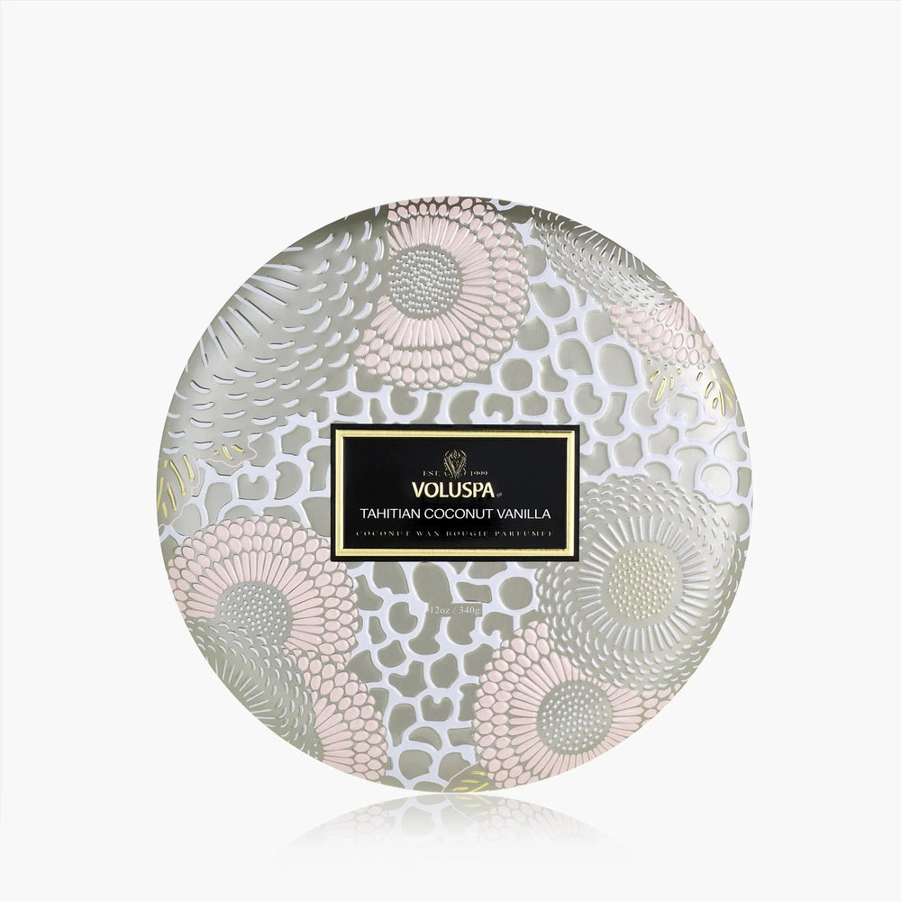 Tahitian Coconut 3-Wick Tin Candle