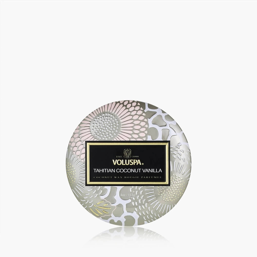 Voluspa Tahitian Coconut Mini Tin Candle