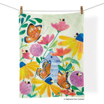 Werkshoppe Puzzles Butterflies & Bees Tea Towel