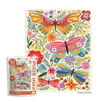 Werkshoppe Puzzles Butterfly Floral 100pc Snax Puzzle