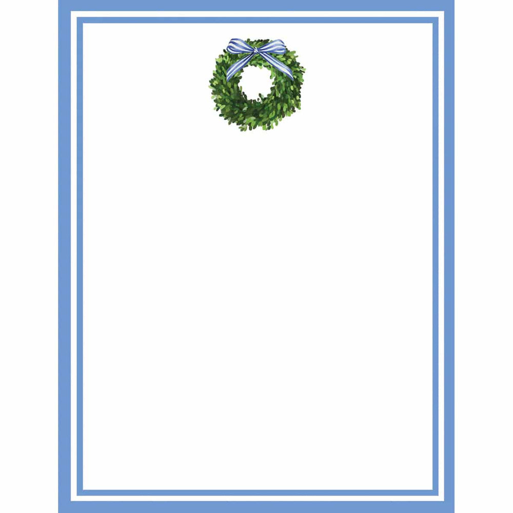 Boxwood Wreath Notepad