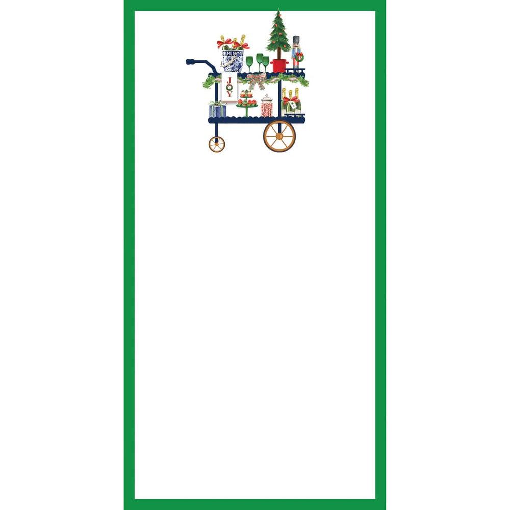 Christmas Bar Cart List Notepad