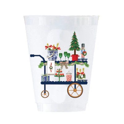 Christmas Bar Cart Shatterproof Cups