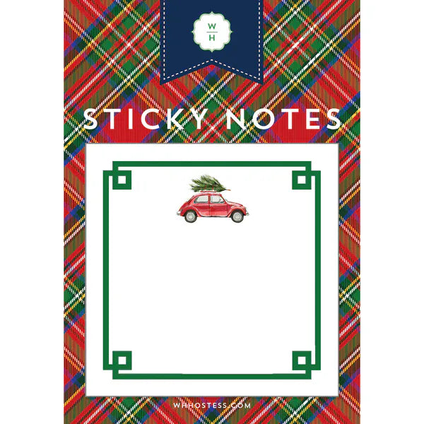 Christmas Car Sticky Notes
