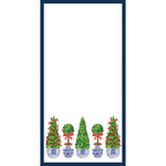 Christmas Topiaries  List Notepad