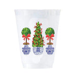 Christmas Topiaries Shatterproof Cups