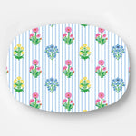 Coco Block Print Melamine Platter