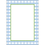 WH Hostess Gingham Check Large Notepad