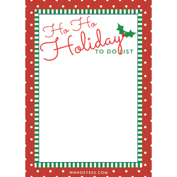 Holiday To Do List Oversized Sticky Notes