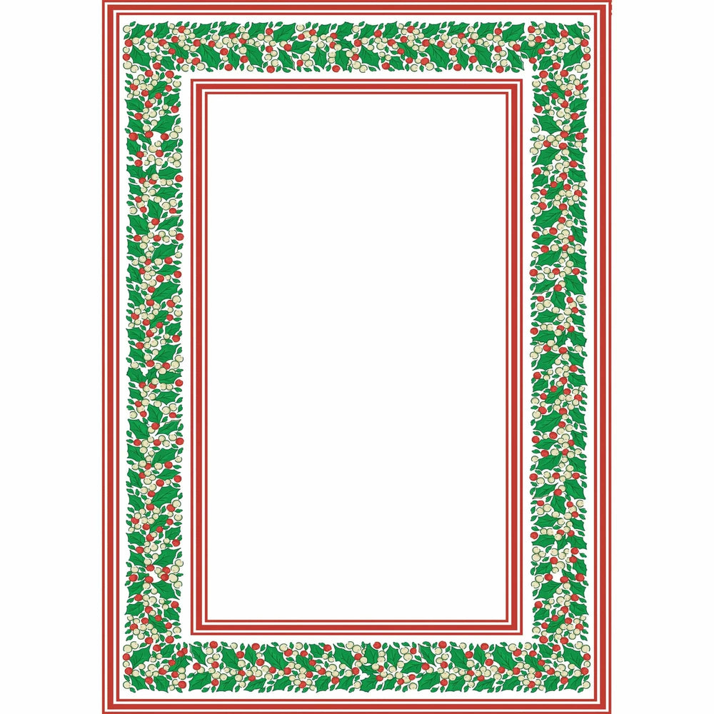 Holly Stripe Notepad