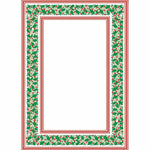Holly Stripe Notepad