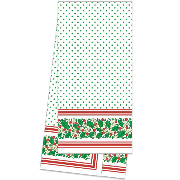 Holly Stripe Tea Towel