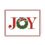 JOY Holly Wreath Folded Notecard Set