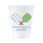 WH Hostess Preppy Pickleball Shatterproof Cups