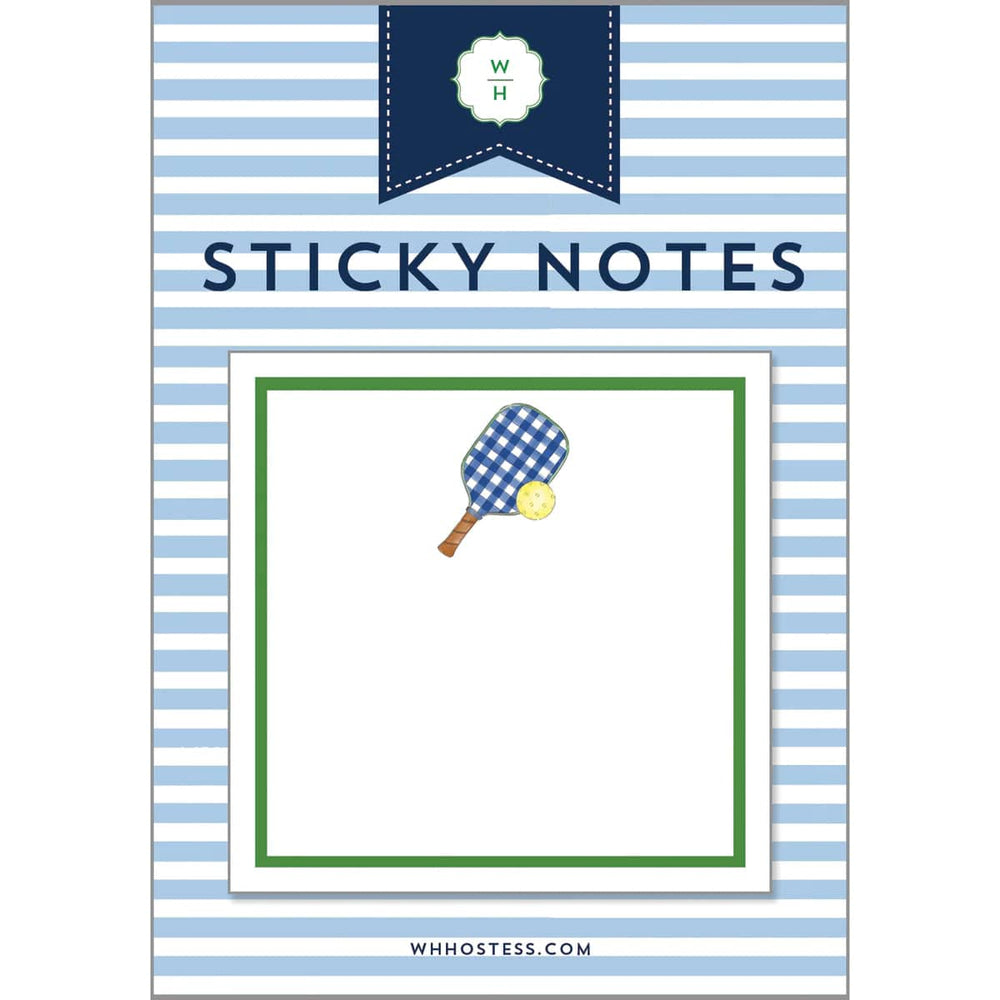 WH Hostess Preppy Pickleball Sticky Notes