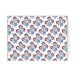 WH Hostess Red Floral Folded Notecard Set