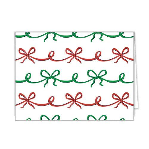 Ribbon Garland Folded Notecard Set