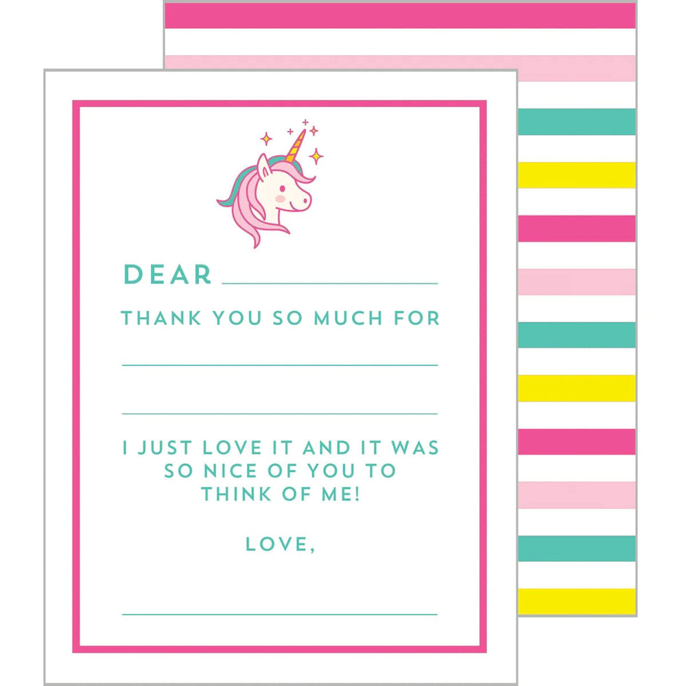 Unicorn Fill-in-Blank Card Set