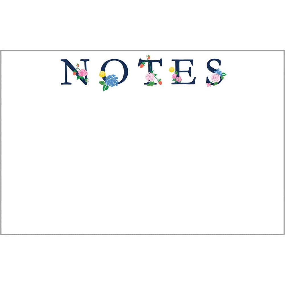 WH Hostess Strawberry Floral Notes Slab Notepad