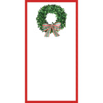 Wreath Tartan Bow List Notepad