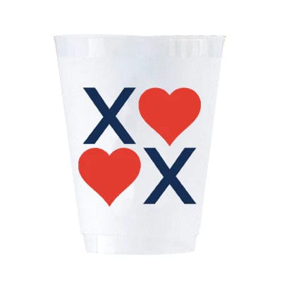 WH Hostess XOXO Shatterproof Cups