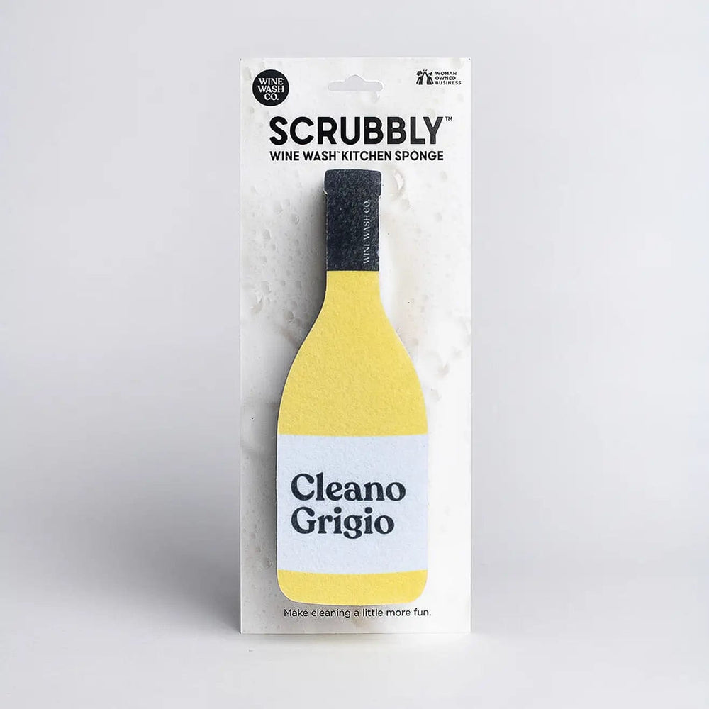 Wine Wash Co Cleano Grigio Scrubbly Sponge