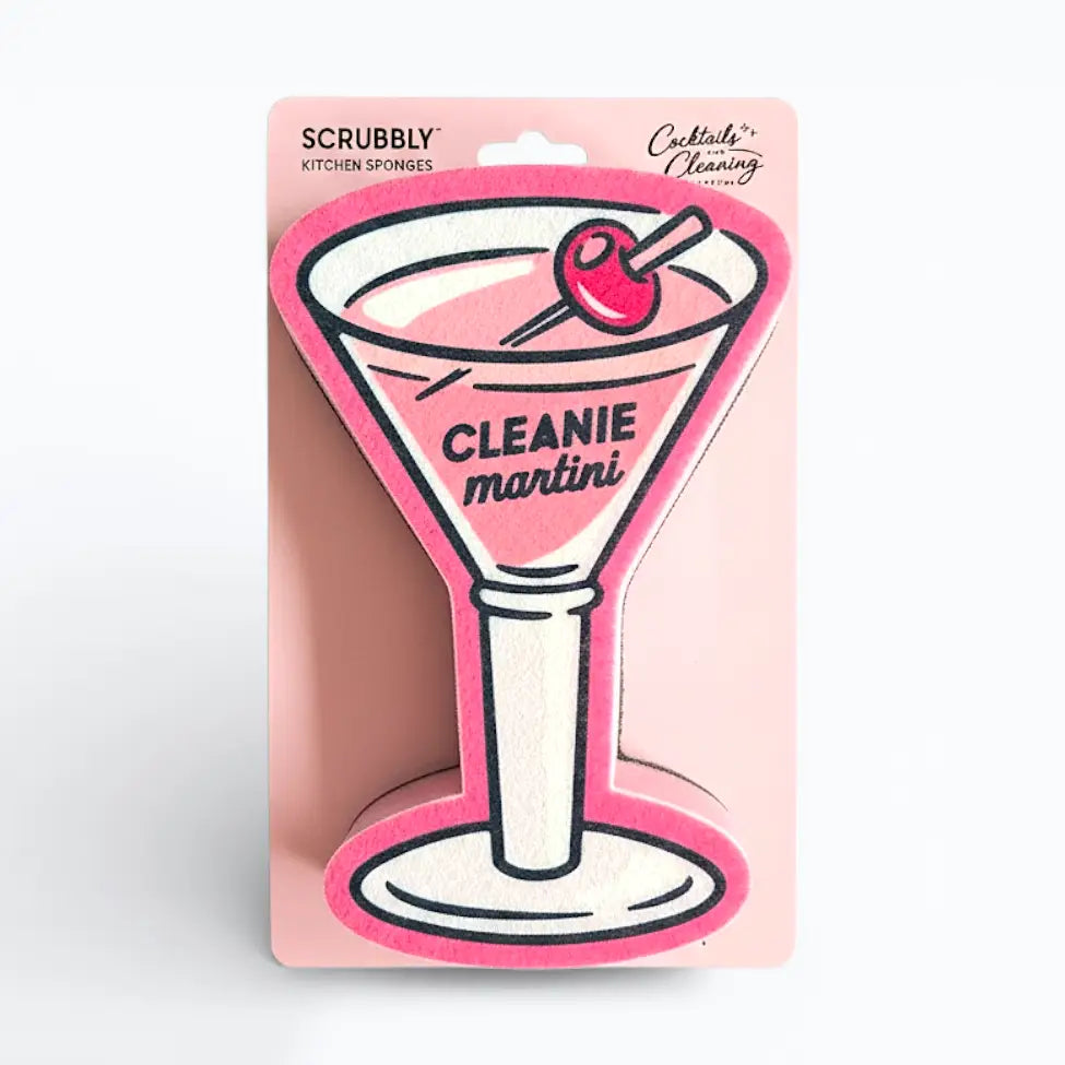 Pink Cleanie Martini Scrubbly