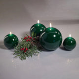 Zodax Green 3.5" Ball Candle