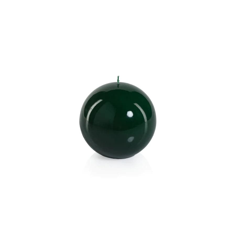 Zodax Green 4.7" Ball Candle