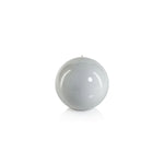 Zodax White 4.7" Ball Candle