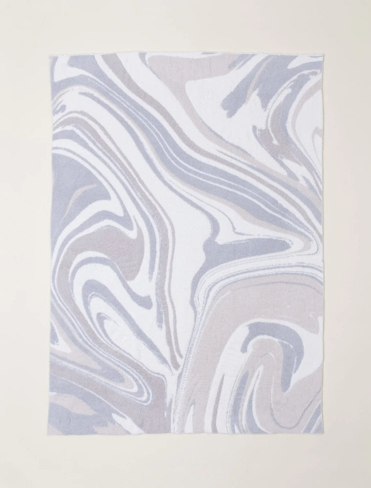Barefoot Dreams Cozychic Marbled Blanket